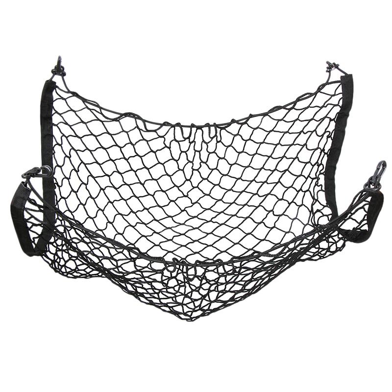 Rete Universale per Bagagliaio Auto Rete Elastica per Bagagli Organizzatore di Carico Stoccaggio Rete in Maglia di Nylon Reti Estensibili Tasca a Rete per Interni Auto