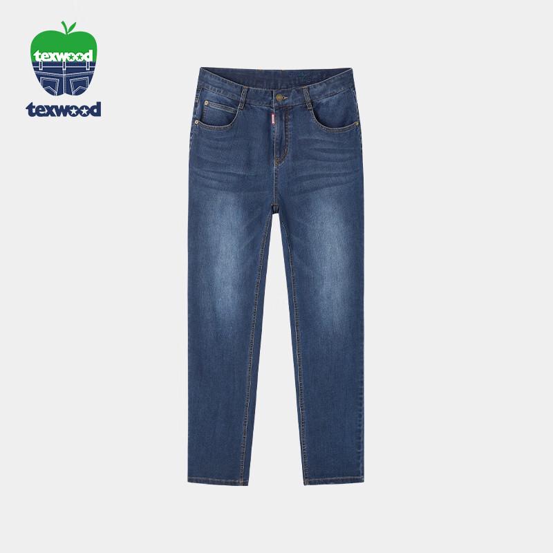 Texwood Men s Tapered Business Casual Slim Fit Jeans 31