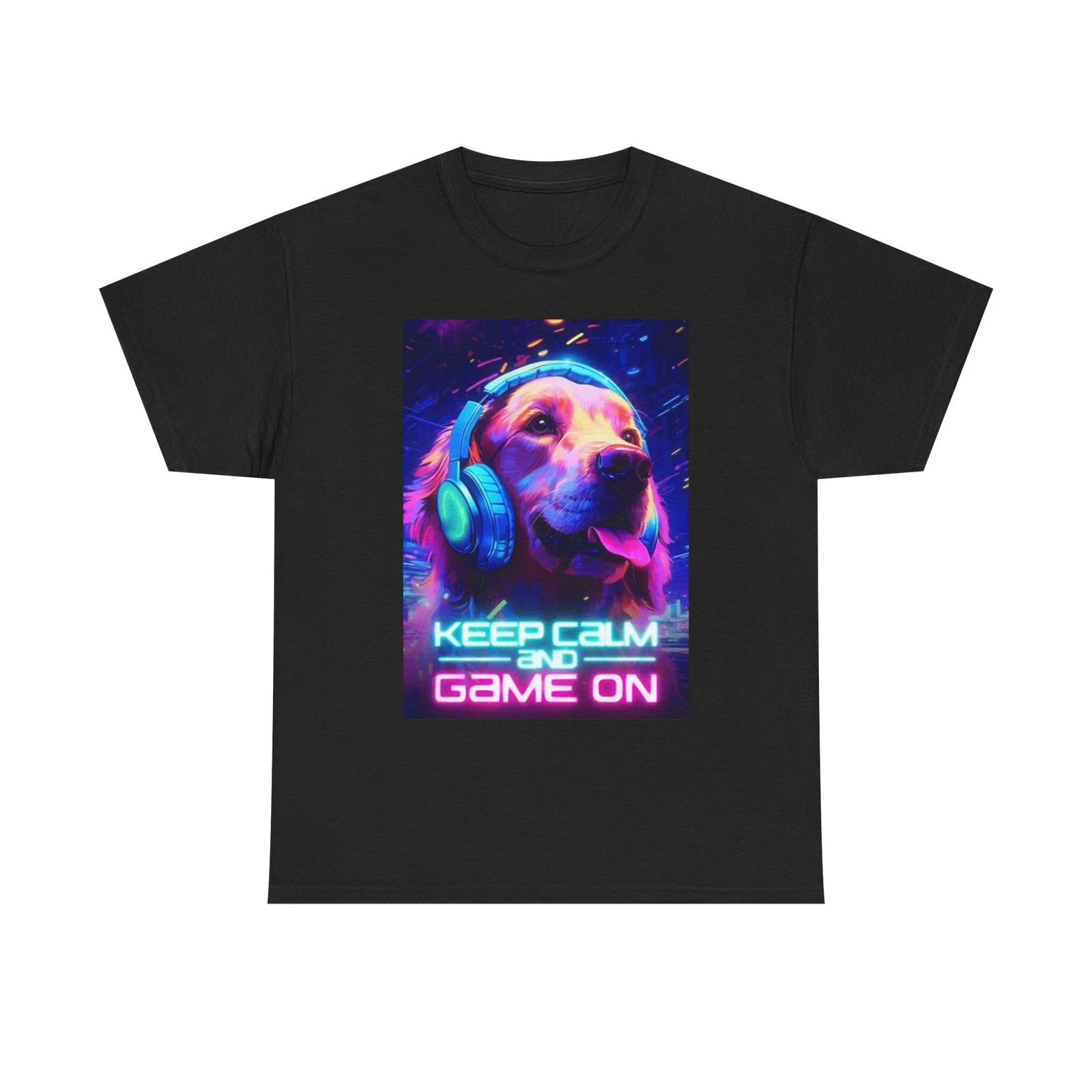 Men s and Women s T-shirts Keep Calm And Game On XS