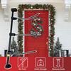 Adjustable Garland Hanger for Front Door Extendable Metal Plant Hanger with Hook No-Drilling Installation