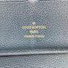 LOUIS VUITTON M80958 Monogram Ann Platt leather Zippy Vertical Purse Navy leather Used