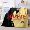 Power Ambition Scarface Blanket Soft and Comfortable Camping Trip Christmas Gifts Machine Washable Bedroom