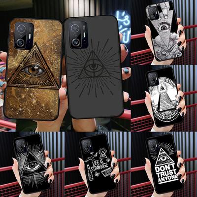 Illuminati Eye Occult Pyramid Case For Xiaomi POCO X7 X6 Pro X3 X5 M6 F3 F5 F6 Pro 11T 12T 13T 14T Pro 13 14 Ultra Cover