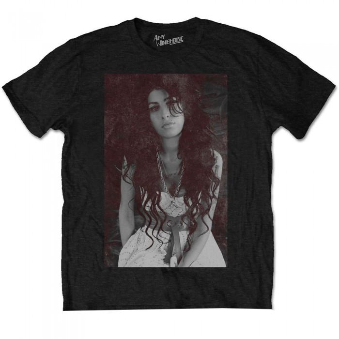 Amy Winehouse Unisex Adult Back To Black Chalk Board Cotton T-Shirt