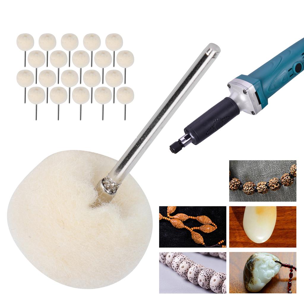 20Pcs Polishing Wheel Set Sponge Grinding for Jewelry Electric Grinder Accessories