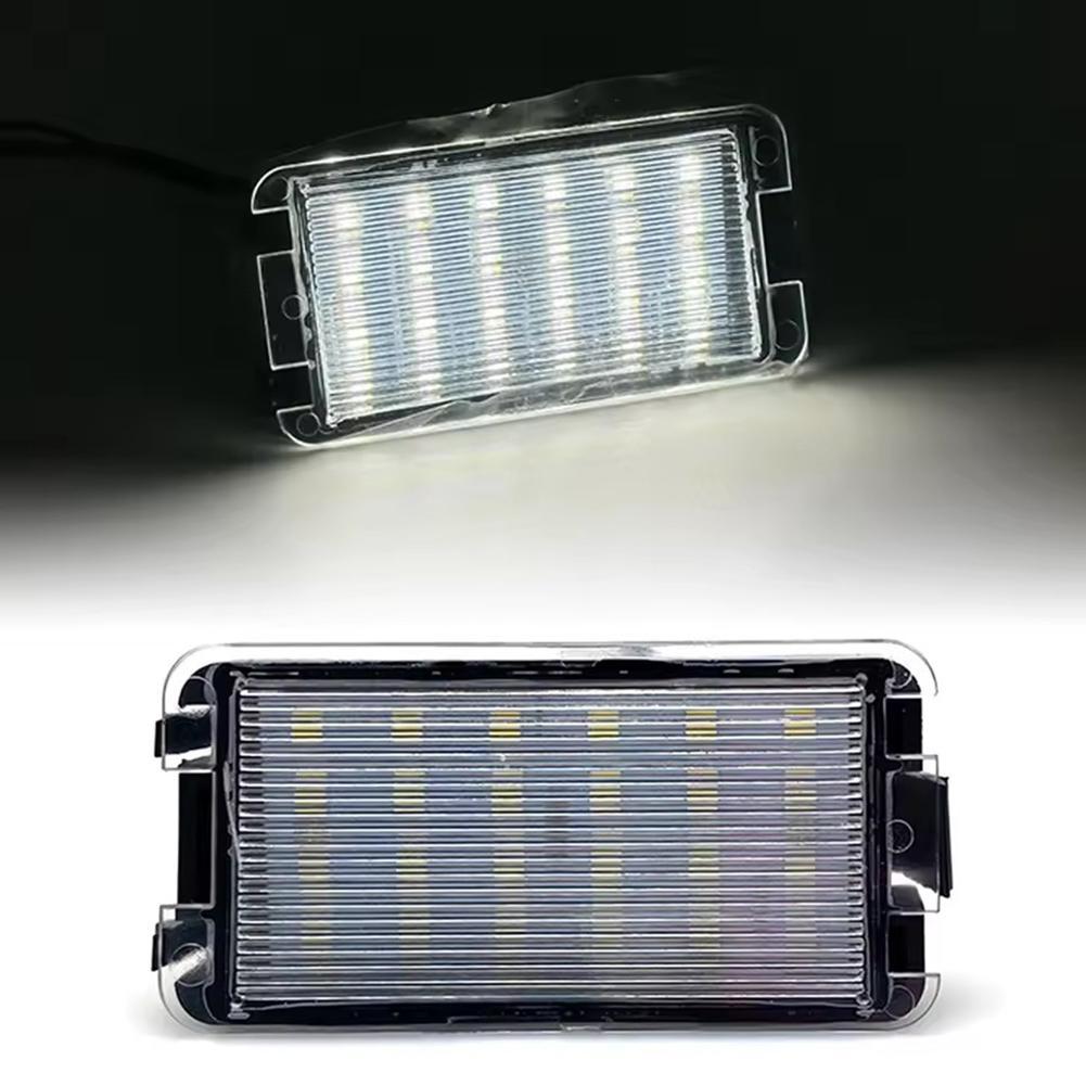 For Seat Altea Ibiza 6L Arosa Cordoba MK1 MK2 Leon 1M Toledo III 04-09 LED License Plate Lights Error Free Replace Bulb