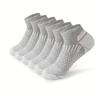 6/12 Pairs for Both Men Women Suitable Sports Low Top Socks Sweat Absorbing Breathable Thin Odor Proof Running Leisure Socks