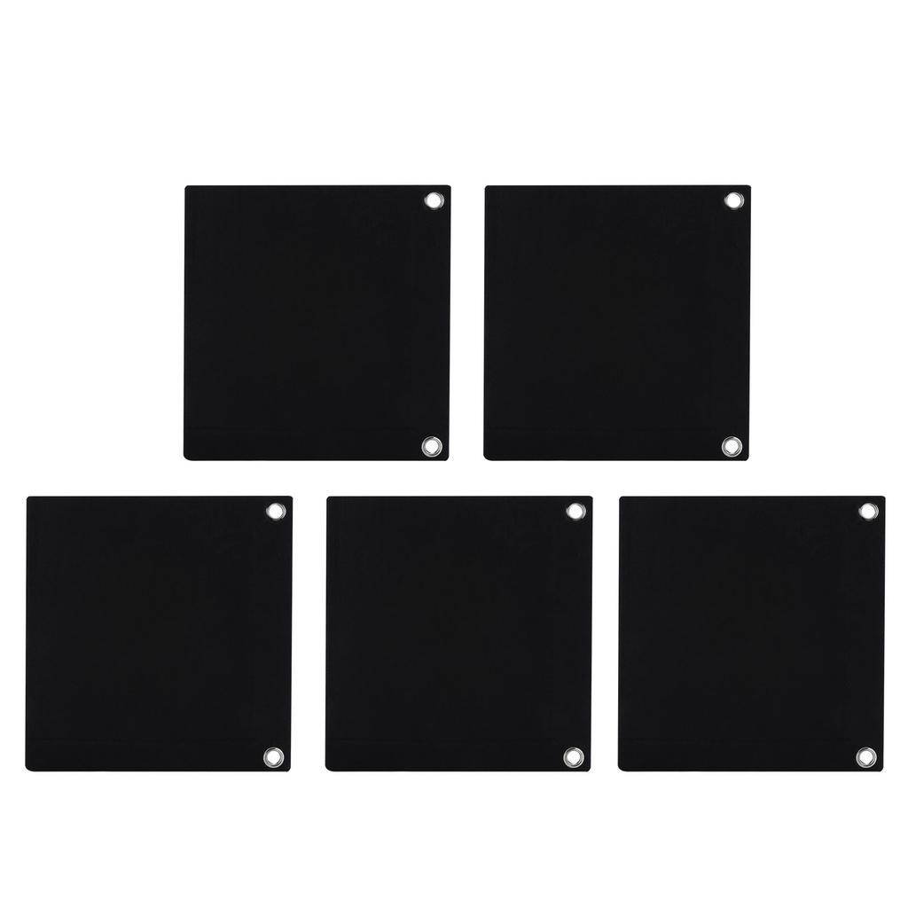 5Pcs Plant Growing Bags Wall Mounted Degradable 3‑Pockets Planter Garden Accessory