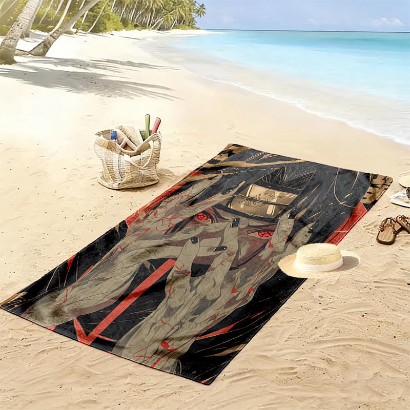 naruto Beach Towel, Multi-purpose Beach Towel Perfect for Camping and Beach Vacations