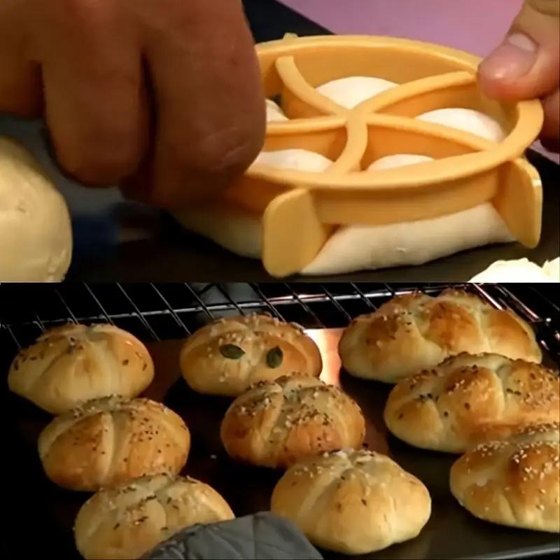 Plastic Croissant Cutters Bread Line Mould Dessert Stamper Roll Maker Baking Pastry Tools Bakeware Kitchen Gadgets