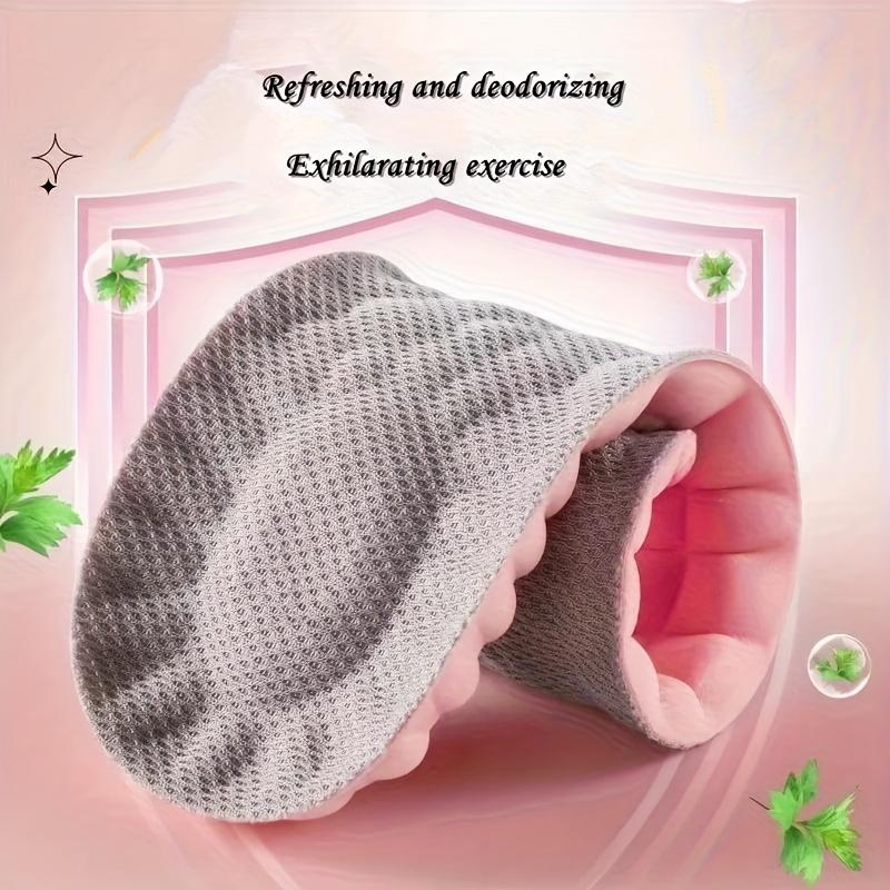 2 Pairs of High Elastic Shock-absorbing Sports Insoles Ultra-soft, Flexible, No Standing for A Long Time, Anti-sweat and Breathable, No Smelly Feet