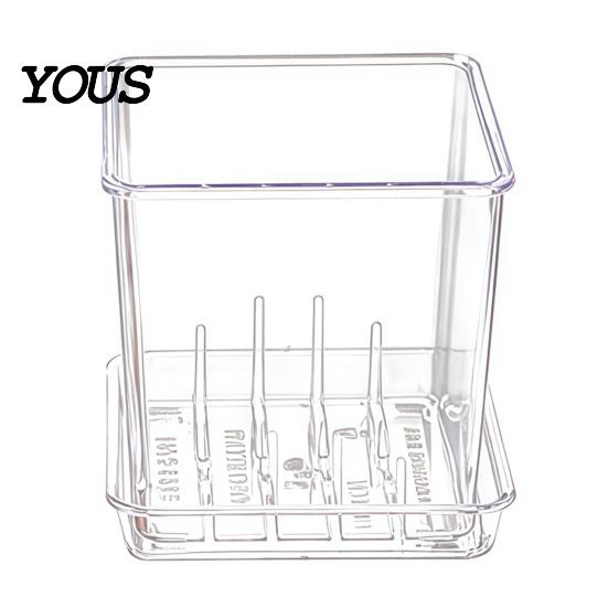 Orchid Planter for Phalaenopsis Clear with Saucer, Square Plant Pot Hydrophobic Succulents Drainage Holes, Transparent Flowerpot Phalaenopsis,