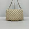 [Pre-Owned] Dionysus Chain Tiger Head Buckle Logo Canvas And Leather Shoulder Bag Small - Very Good #1TKPGOX