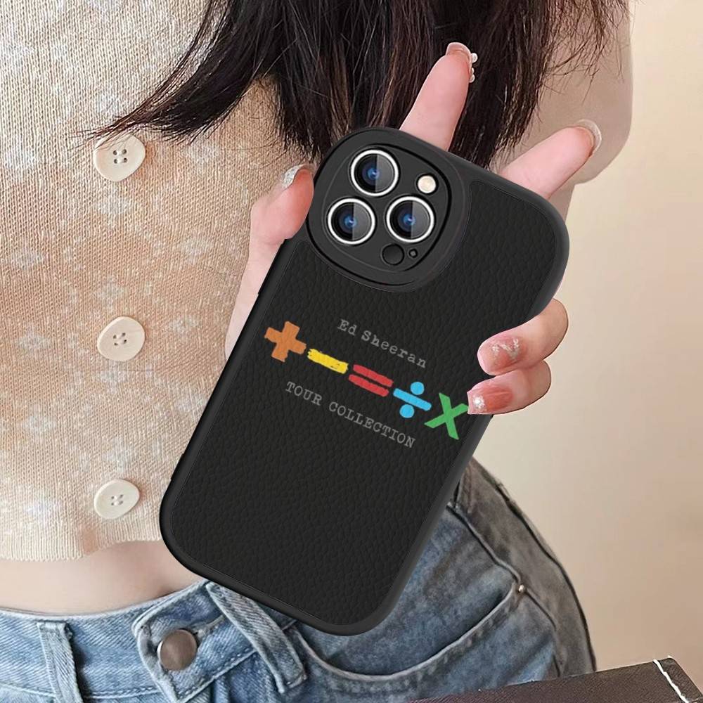 Singer E-Ed S-Sheeran Hot Phone Case Hard Leather For IPhone 16 15 14 13 12 Mini 11 14 Pro Max Xs X Xr 7 8 Plus Fundas