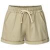 Women's Plus Size Summer Cotton Harem Shorts - Loose, Wide-Leg Three-Quarter Pants
