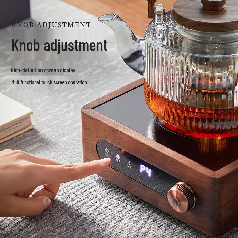 YIHUTEA Deluxe Glass Tea Set with Electric Ceramic Stove