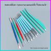 Silicone Double-Ended Dotting and Pressing Pen for Polymer Clay Sculpting