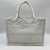 [Pre-Owned] Book Tote Camouflage Embroidered Canvas Tote Bag - Very Good #JDC58P