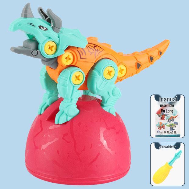 DIY Assembly Dinosaur Egg Building Blocks - Tyrannosaurus for Kids