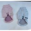 Korean Style Striped Base Layer Clothes for Bichon, Teddy, Maltese Dogs & Cats