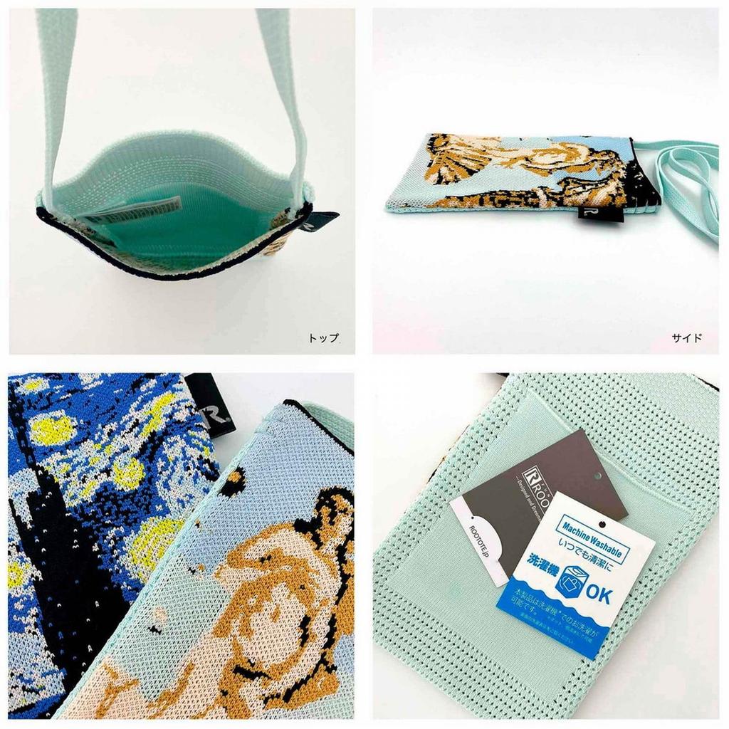 8350 Masterpiece Pletená Mini Pochette RO Sacoche ami Art A [Rootote] (DÍVKA)