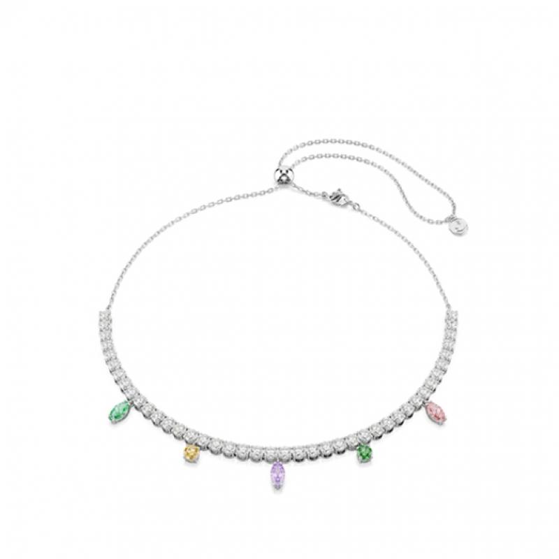 Swarovski [authentic Shopping Bag Included] Ariana Grande Tennis Necklace 573742