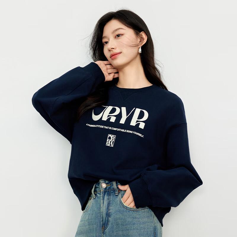 JOY SPEAKER 2025 Spring Korean Style Loose Casual Sweatshirt