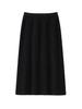 Women's Elastic High Waist Knitted Midi Skirt for Autumn/Winter - Slim Fit