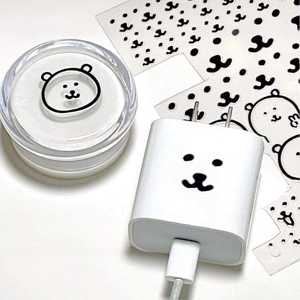 New JOKE BEAR AND FRIENDS Water Cup Sticker Cute Cartoon Expression Transfer Sticker Waterproof Computer Decoration