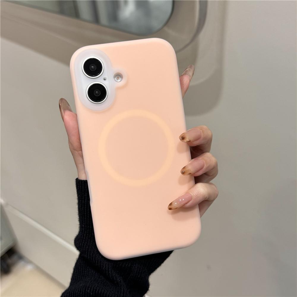 For Magsafe Jelly Liquid Silicone Magnetic Matte Case For iPhone 17 16 Pro Max 15 14 13 12 Shockproof Bumper Thicken Soft Cover