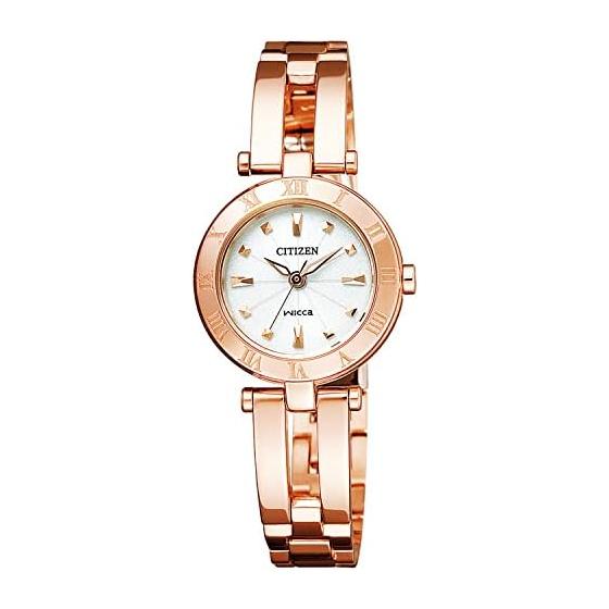 [CITIZEN] Watch Wicca (Solar Tech / Waterproof / Half Bangle) NA15-1573 Simple Adjust Ladies Analog Business Student Gift Popular Model Cute Gold