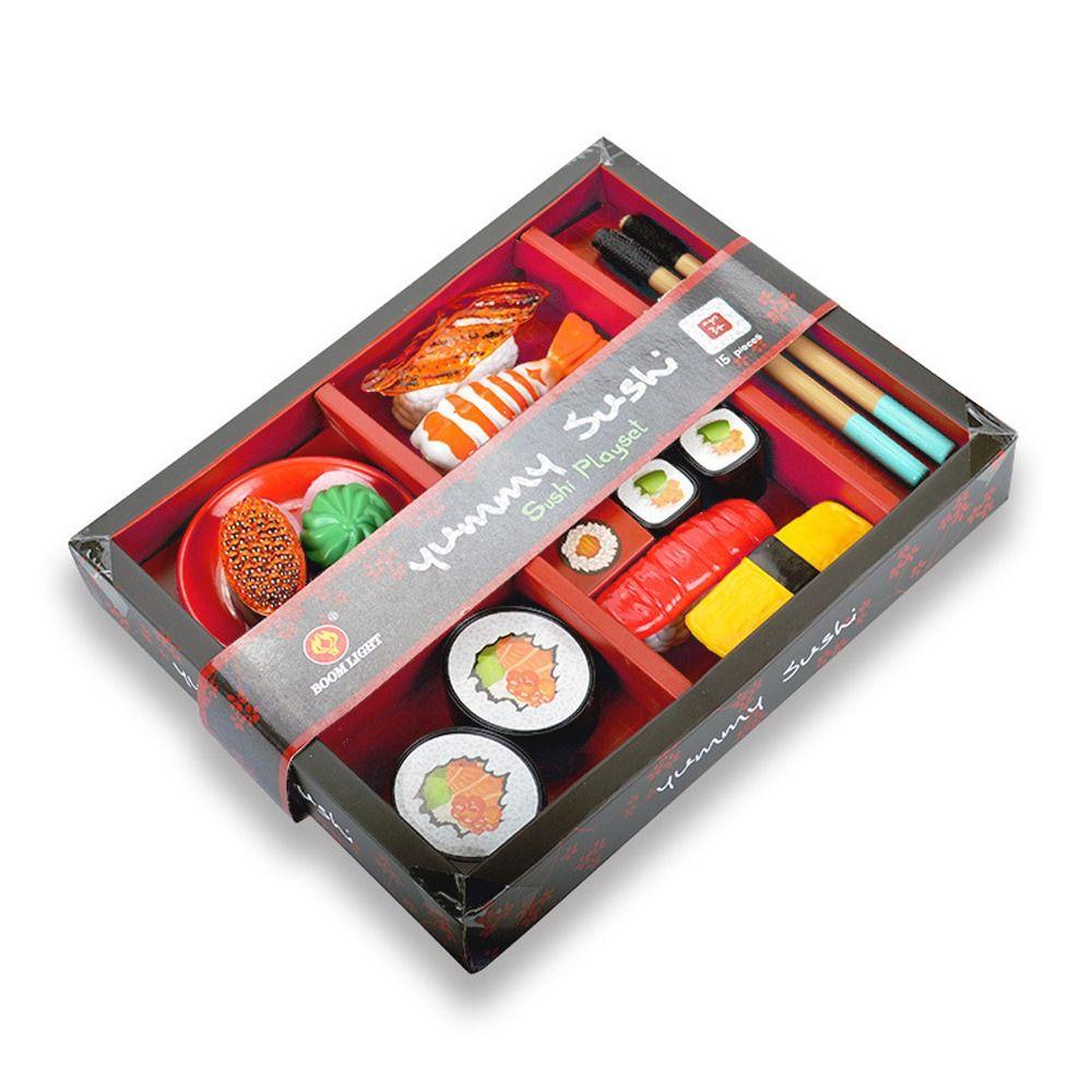 Pretend Play Role-Playing Gifts Cutlery Toys Kitchen Food Toys Mini Sushi Set Pretend Kitchen Toys
