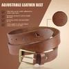 Top Grain Genuine Leather Handmade | Cowboy Belt for Men | 46 Inches Length | Adjustable Size Fits Waist 28-40 Inches