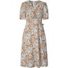 JIUZI 2026 Summer Printed V-Neck Cotton Dress