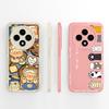 For Oppo Reno 12F Case Cute Anime High Quality Funda Soft Liquid Silicone Bumper For Oppo Reno 12 F 4G 5G Anti Drop Back Covers