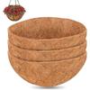 14inch 4 Pack Round Coco Liner for Hanging Basket,Flower Hanging Basket Coco Liners Replacement,Coco Fiber Replacement Liner