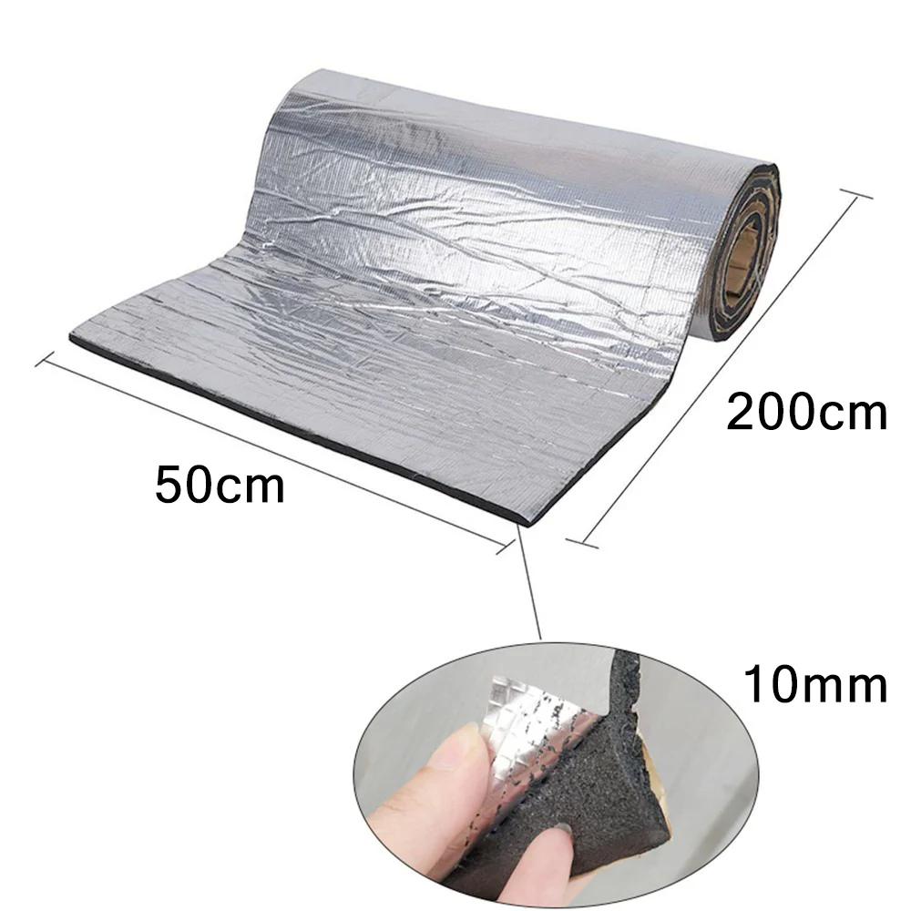 50x200cm 5/10mm Car Acoustic Thermal Sound Deadener Mat Sound Proof Wall Panels Auto Deadening Noise Insulation Mats For Cars