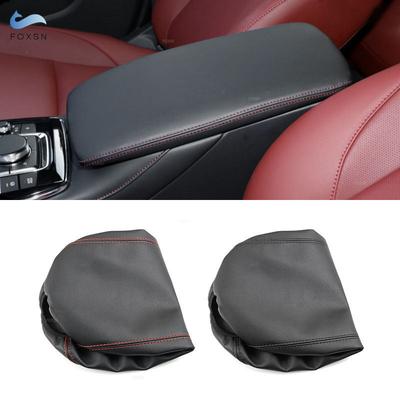 For Mazda CX-30 CX30 Car Microfiber Leather Interior Center Console Lid Armrest Box Cover Protective Trim