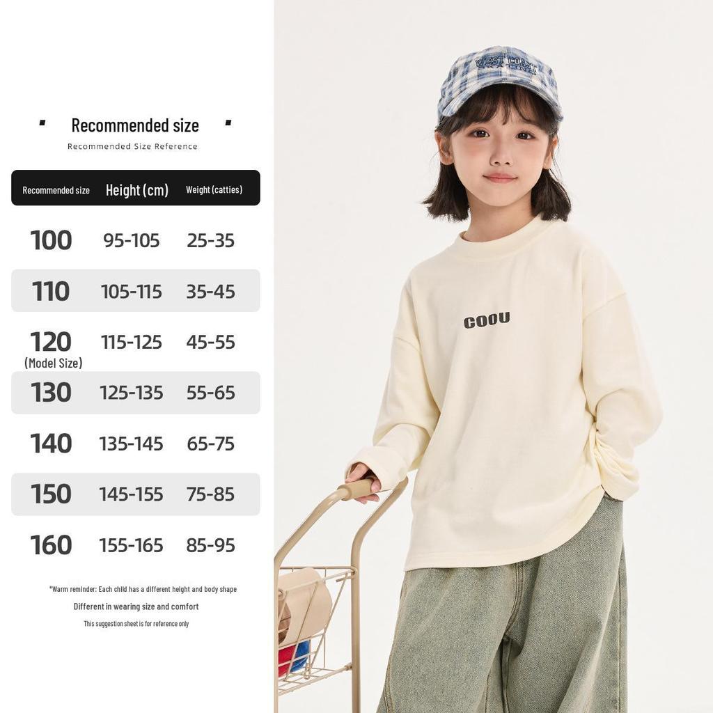 Fairy Tale Big Boy Long Sleeve T-Shirt - Autumn 2025 Round Neck Children's Base Layer Top