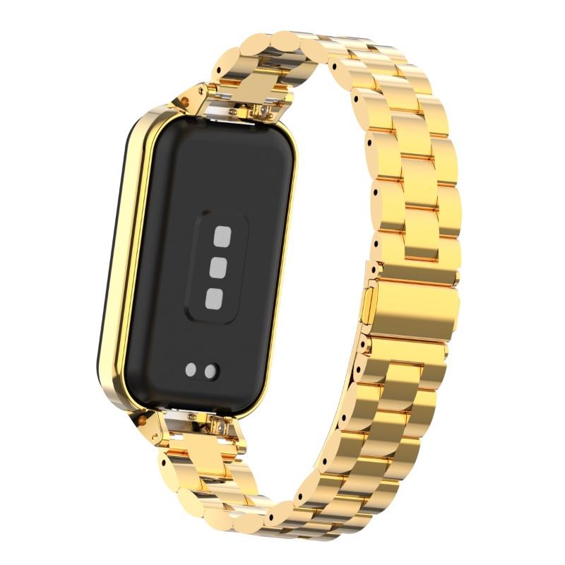 Metal Wristband For Redmi Band 2 Stainless Steel Strap with Case Watchband For Redmi Smart Band 2 Replacement Correa Bracelet