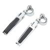 Pair Clevis Foot Pedals U Clamp Footrests Universal for Motorcycle Street Bike with 1in ‑ 1‑1 4in Highway Engine Crash