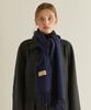 Hallen Wool Color Muffler (M007_Navy)