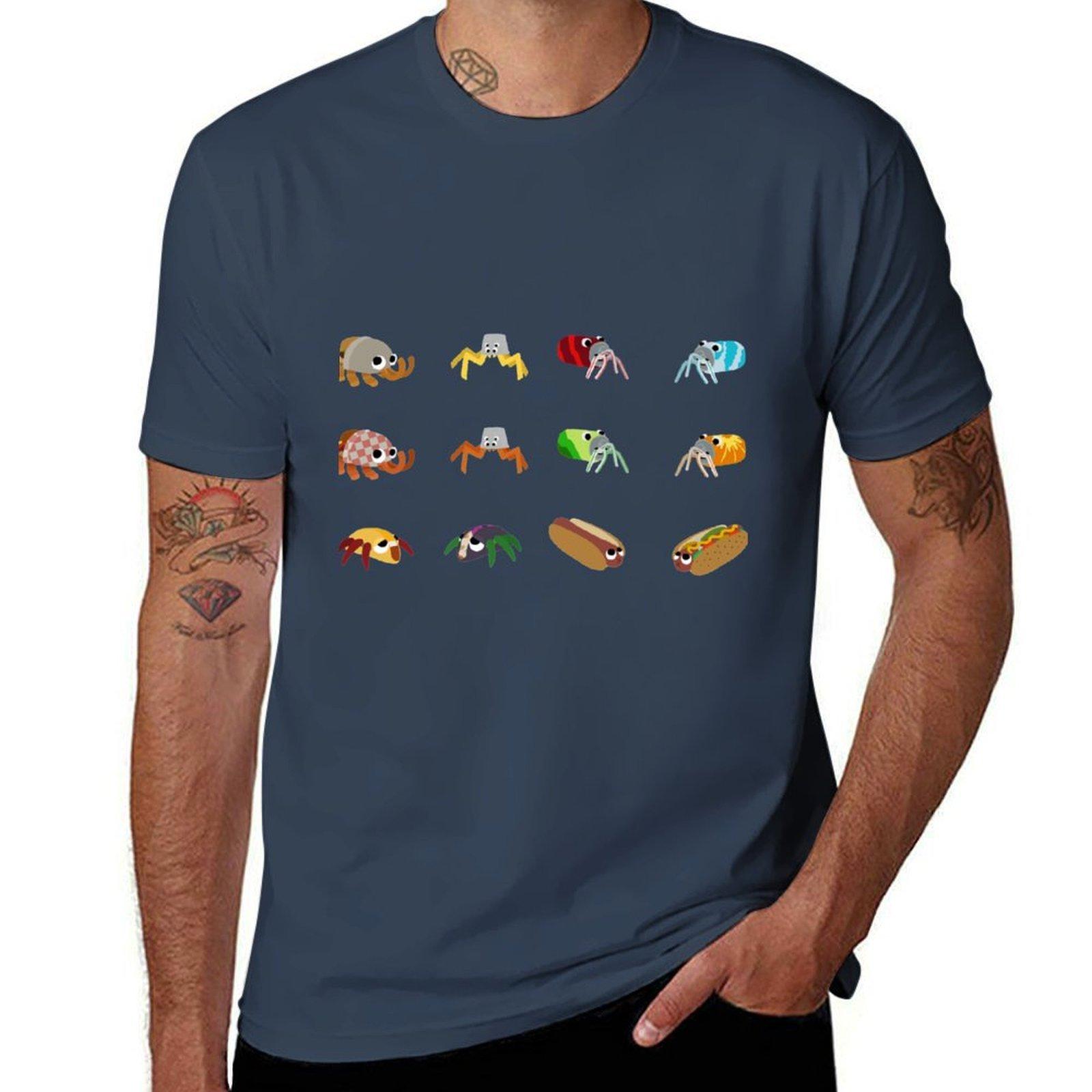 Bugsnax - Fast Food Pack T-Shirt t shirt man luxury men t shirt cotton 100% t shirts for man pack white T-Shirt S
