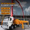 Non-Toxic Rc Truck Huina 1:18 11 Ch Semi-Alloy Remote Control Cement Pump Car Engineering Vehicle Tractor Trailer Toys For Kids Children Gifts