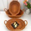 Large Capacity Flower Basket Handmade Fruit Basket Handwoven Storage Basket  Flower Arrangement