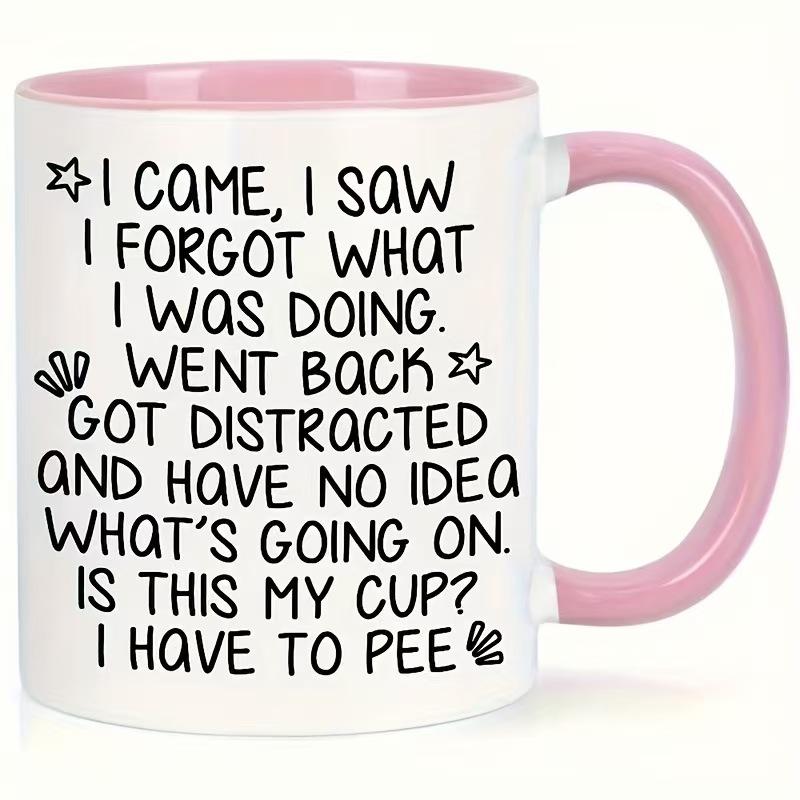 

Ceramic Coffee Cups with Interesting Satirical Quotes Heat-resistant Interesting Cup Kitchen Beverage Mug Drinking Utensils Gift