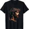 New Limited Face Of Jesus Crown Thorns Religious Bible Verse T Shirt S 3xl
