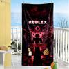 Roblox Customized Name Beach Towel Soft Durable Quick-Dry Perfect for Traveling Yoga Camping and Swimming