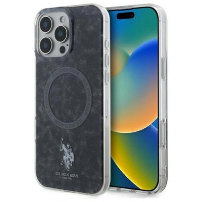 Us Polo Ushmp16Lhocldpk Iphone 16 Pro 6.3 Czarny/Black Iml Ring Magsafe