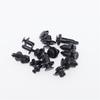 630 pcs. car body rivets, door panel latches, clips, 16 sizes